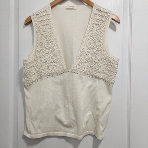 Laurel cotton lace tank